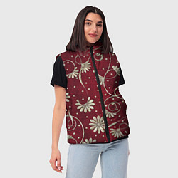 Женский жилет Красный бархат, цвет: 3D-черный — фото 2