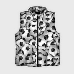 Женский жилет Игра в мяч, цвет: 3D-черный