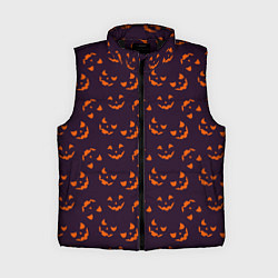 Женский жилет Страшно веселый Halloween - паттерн