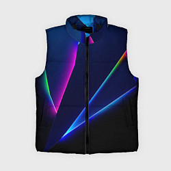Женский жилет Neon colored geometric shapes