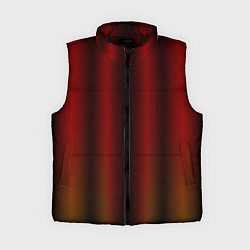 Женский жилет Neon red orange lines