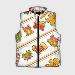 Женский жилет Рождественский дух, цвет: 3D-черный