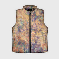 Женский жилет Абстракция - pink marble with blue flecks