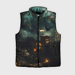 Женский жилет Ночь тыкв и теней