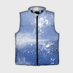 Женский жилет Снежки попали в тебя, цвет: 3D-черный