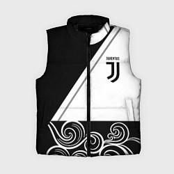 Женский жилет Ювентус геометрия полосы текстура