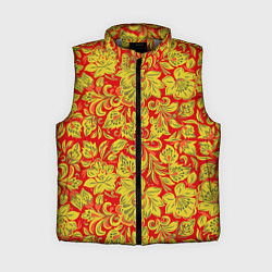 Женский жилет Хохлома, цвет: 3D-светло-серый
