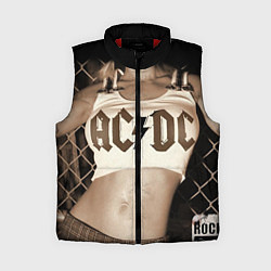 Женский жилет AC/DC Girl, цвет: 3D-красный