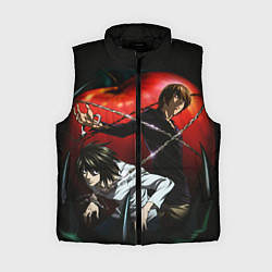 Женский жилет Тетрадь смерти, цвет: 3D-черный