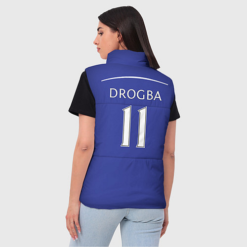 Женский жилет Chelsea: Drogba / 3D-Светло-серый – фото 4