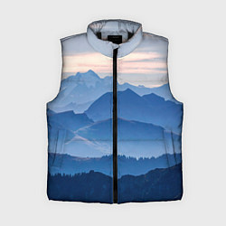Женский жилет Горы, цвет: 3D-черный