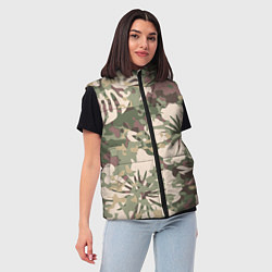 Женский жилет Камуфляж, цвет: 3D-красный — фото 2
