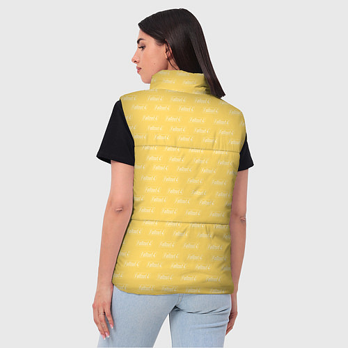 Женский жилет Fallout 4: Pip-Boy / 3D-Светло-серый – фото 4