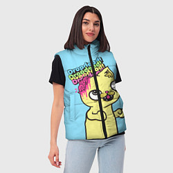 Женский жилет Drop Dead: Wild Cat, цвет: 3D-красный — фото 2