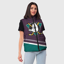 Женский жилет Anaheim Ducks Selanne, цвет: 3D-красный — фото 2