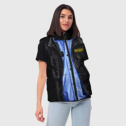 Женский жилет Форма SECURITY, цвет: 3D-красный — фото 2