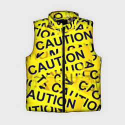 Женский жилет Caution, цвет: 3D-светло-серый