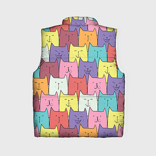 Женский жилет Котики / 3D-Красный – фото 2