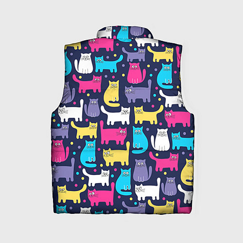 Женский жилет Котятки / 3D-Красный – фото 2