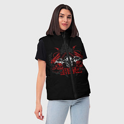 Женский жилет Avenged Sevenfold: Fly Skull, цвет: 3D-черный — фото 2