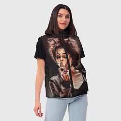 Женский жилет Марла с сигаретой, цвет: 3D-красный — фото 2