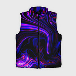 Женский жилет Цветные разводы, цвет: 3D-красный