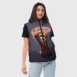 Женский жилет Five Nights: I Did It, цвет: 3D-черный — фото 2