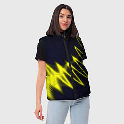 Женский жилет Молния, цвет: 3D-черный — фото 2