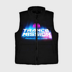 Женский жилет Trancemission: Trance we love, цвет: 3D-черный