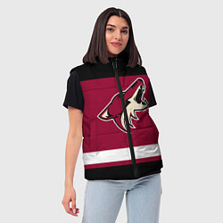 Женский жилет Arizona Coyotes, цвет: 3D-светло-серый — фото 2