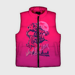 Женский жилет We grab pizza later