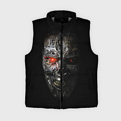 Женский жилет Terminator Skull, цвет: 3D-светло-серый