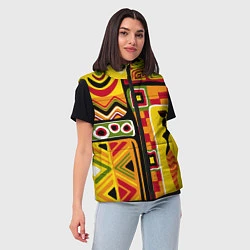 Женский жилет Африка, цвет: 3D-черный — фото 2