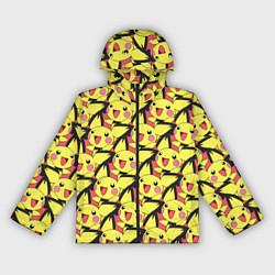 Ветровка с капюшоном женская Pikachu, цвет: 3D-черный
