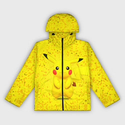 Ветровка с капюшоном женская Pikachu, цвет: 3D-черный