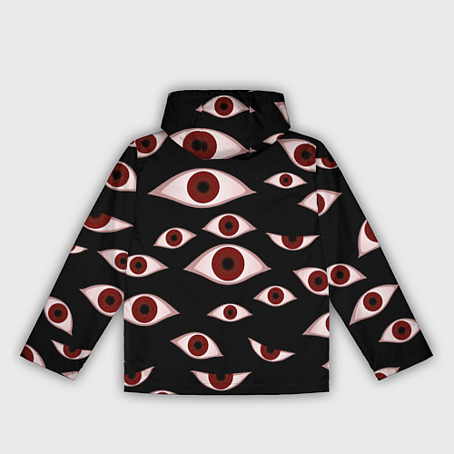 Женская ветровка Глаза / 3D-Черный – фото 2