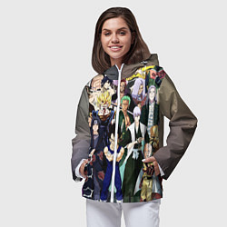 Ветровка с капюшоном женская Аниме, цвет: 3D-белый — фото 2