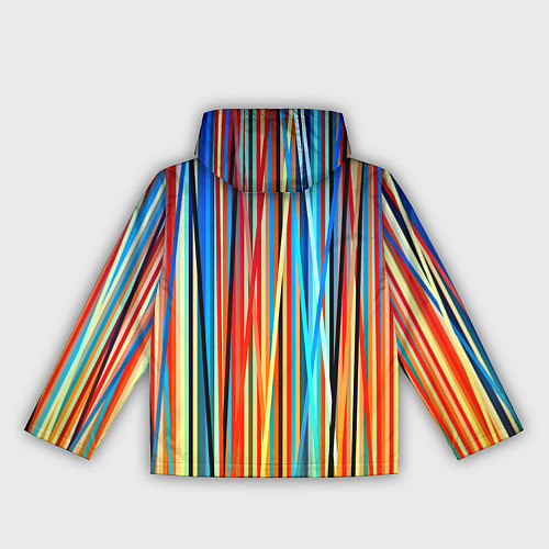 Женская ветровка Colored stripes / 3D-Черный – фото 2