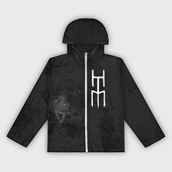 Ветровка с капюшоном женская HIM, цвет: 3D-белый