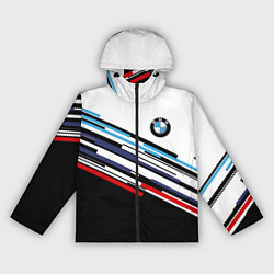 Ветровка с капюшоном женская BMW BRAND COLOR БМВ, цвет: 3D-черный