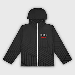 Ветровка с капюшоном женская Audi: Grey Collection, цвет: 3D-белый