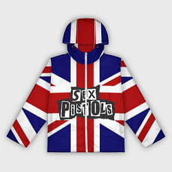 Ветровка с капюшоном женская Sex Pistols UK, цвет: 3D-белый