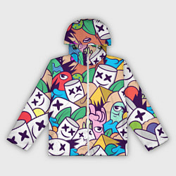 Ветровка с капюшоном женская Marshmallow Colour, цвет: 3D-белый