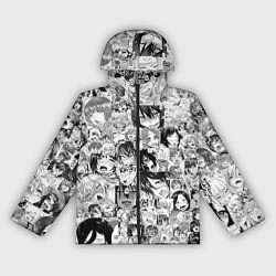 Ветровка с капюшоном женская AHEGAO, цвет: 3D-черный