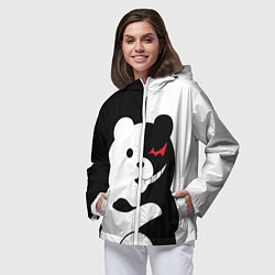 Ветровка с капюшоном женская Monokuma Drae, цвет: 3D-белый — фото 2