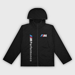 Ветровка с капюшоном женская BMW M PERFORMANCE CARBON КАРБОН, цвет: 3D-черный