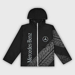 Ветровка с капюшоном женская Mercedes AMG: Street Style, цвет: 3D-белый