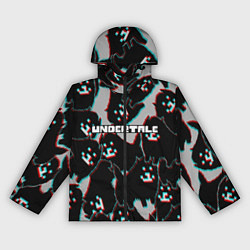 Ветровка с капюшоном женская Undertale, цвет: 3D-черный