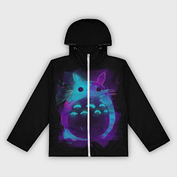 Ветровка с капюшоном женская Милый Тоторо, цвет: 3D-белый