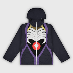 Ветровка с капюшоном женская Overlord Momonga, цвет: 3D-белый